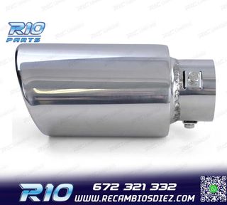 COLA ESCAPE UNIVERSAL ACERO INOX OVALADO 88MM