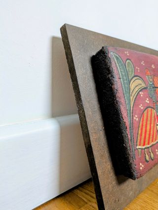 Pintura medieval artesanal