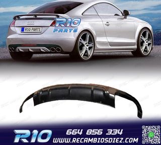 DIFUSOR AUDI TT 8J 06-14 LOOK ABT NO S LINE