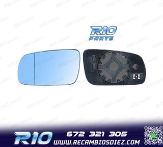 CRISTAL ESPEJO BASE IZQUIERDO AUDI A3 8L 96-00 PLANO