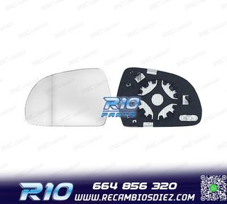 CRISTAL ESPEJO BASE IZQUIERDO AUDI A3 08-10
