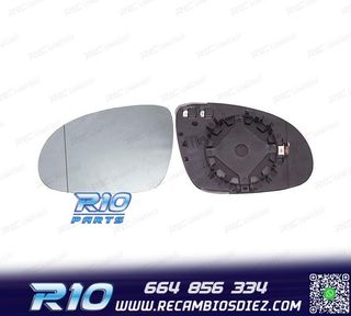 CRISTAL ESPEJO BASE IZQUIERDO VOLKSWAGEN VW GOLF V 03-08