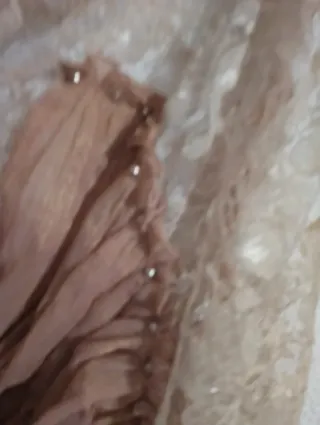 Chal/pañuelo triangular encaje beige