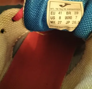 Zapatillas deportivas Joma blancas y rosas