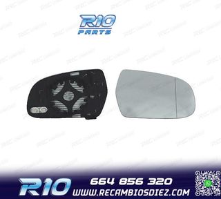 CRISTAL ESPEJO BASE DERECHO AUDI A3 10-12