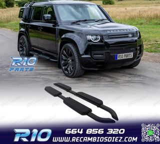 ESTRIBERAS ESTRIBOS LAND ROVER DEFENDER 110 130 20- NEGRO