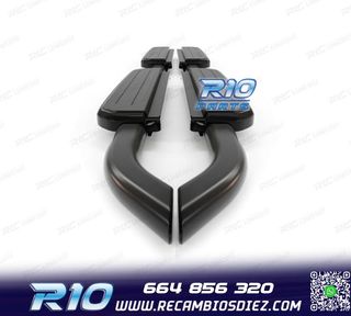 ESTRIBERAS ESTRIBOS LAND ROVER DEFENDER 110 130 20- NEGRO