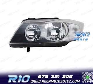 FARO IZQ BMW SERIE 3 E90 4P E91 TOURING 05-08 FONDO CROMO