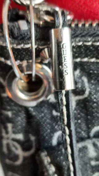 Borsetta Guess Jeans Nera con Borchie