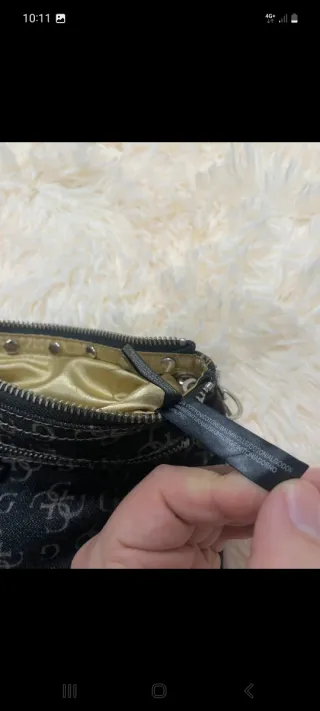 Borsetta Guess Jeans Nera con Borchie