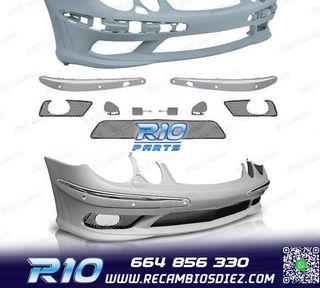 PARAGOLPES DELANTERO MERCEDES W211 02-06 PDC LOOK AMG
