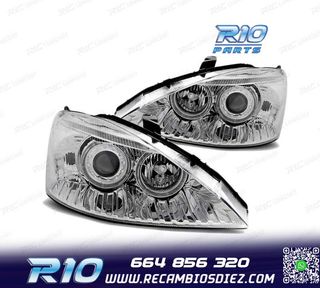 FAROS OJOS ANGEL FORD FOCUS 01-04 OJOS ANGEL CROMADOS