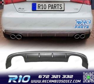 DIFUSOR AUDI A3 8V SPORTBACK 13- LOOK S3