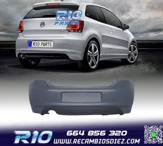 PARAGOLPES TRASERO VOLKSWAGEN VW POLO 6R 09-17 LOOK R