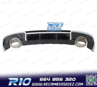 DIFUSOR AUDI A3 8V 12-16 LOOK RS + COLAS ESCAPE