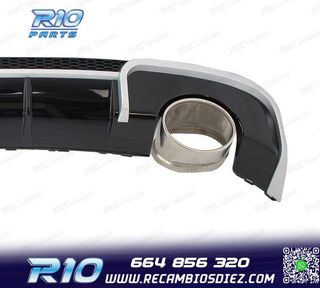 DIFUSOR AUDI A3 8V 12-16 LOOK RS + COLAS ESCAPE