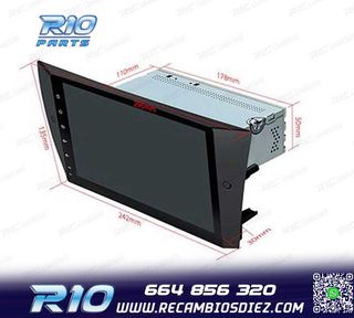 RADIO GPS ANDROID 14 BMW E90 E91 E92 E93 PANTALLA 9" TACTIL
