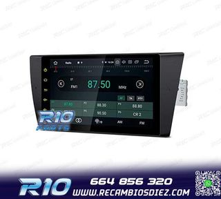 RADIO GPS ANDROID 14 BMW E90 E91 E92 E93 PANTALLA 9" TACTIL