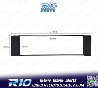 MARCO NEGRO RADIO 1-DIN AUDI A3 8L A6 4B SEAT LEON TOLEDO FI