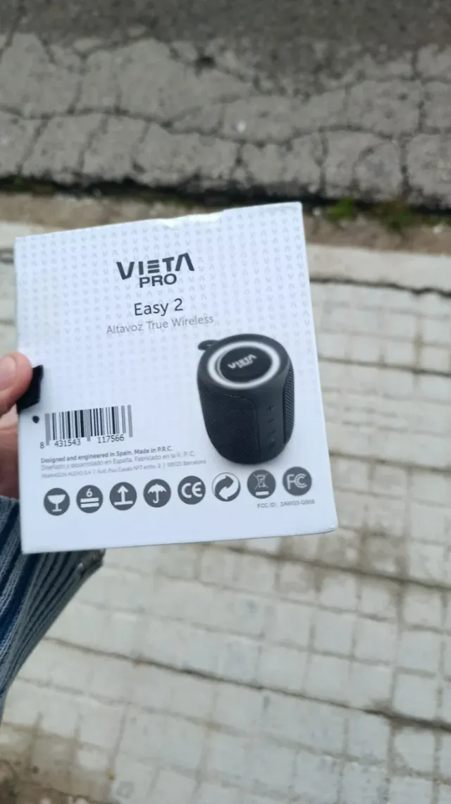 Altavoz VIETA PRO Easy 2 Bluetooth IPX7