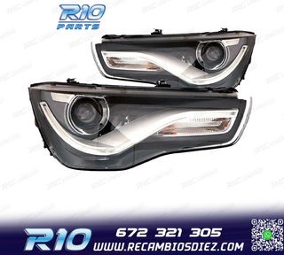 FAROS XENON AUDI A1 10-14 DRL NEGROS