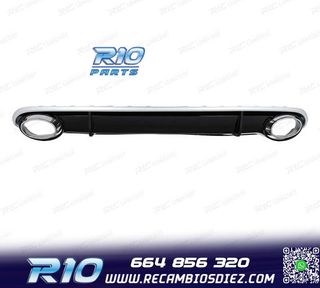 DIFUSOR AUDI A4 B8 07-11 LOOK RS4