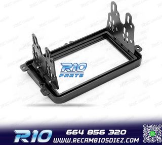 MARCO NEGRO RADIO 2-DIN PARA SEAT ALTEA LEON TOLEDO SKODA FA