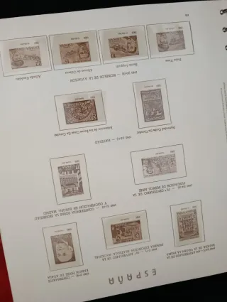 Album Clasificador Sellos España