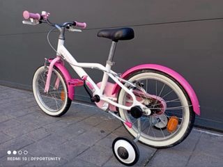 Bicicleta infantil BTwin 16 rosa