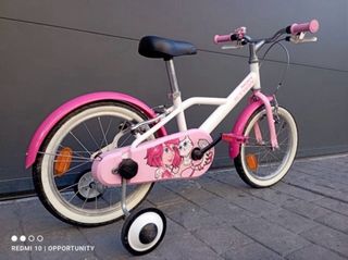 Bicicleta infantil BTwin 16 rosa