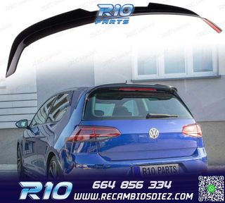 ALERON SPOILER VOLKSWAGEN VW GOLF 7 7.5 LOOK R-LINE NEGRO B