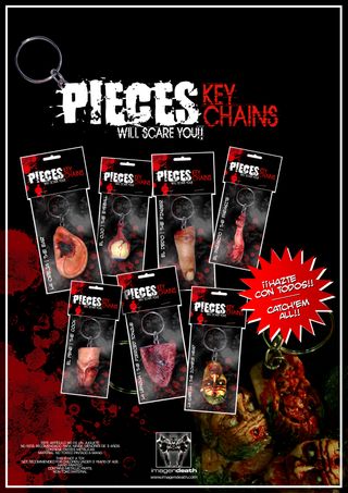 LENGUA con Piercing - LLAVERO ARTESANIA