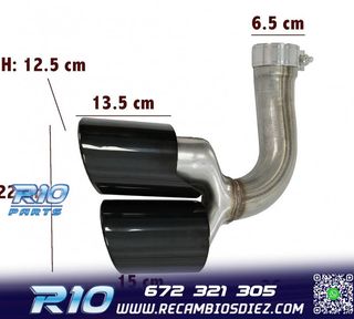 COLAS ESCAPE PORSCHE CAYENNE 17- LOOK S NEGRO