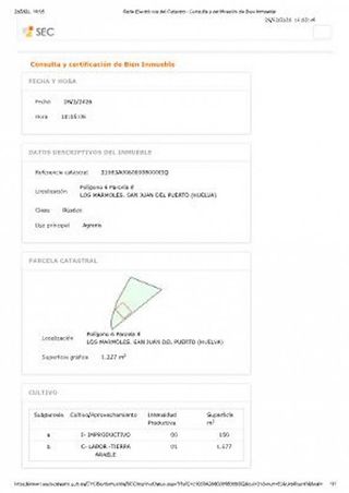 Terreno en venta en San Juan del Puerto