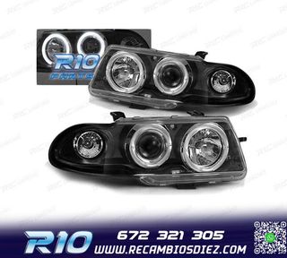 FAROS OJOS ANGEL OPEL ASTRA F 91-94 NEGRO