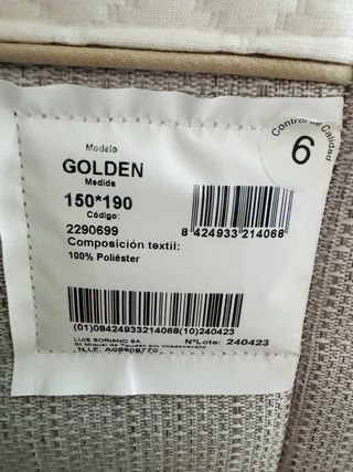 Pack Colchón y Canapé 150x190