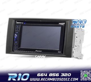 MARCO NEGRO RADIO 2-DIN PARA VOLKSWAGEN VW TOUAREG 02-10 T5