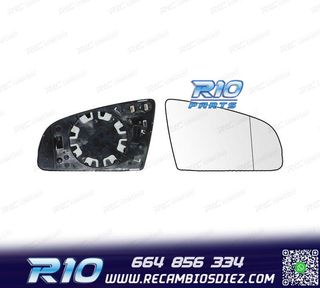 CRISTAL ESPEJO BASE DERECHO AUDI A3 8P 03-08