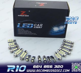 KIT 19 BOMBILLAS LED INTERIOR PARA MERCEDES CLASE ML W164 ML