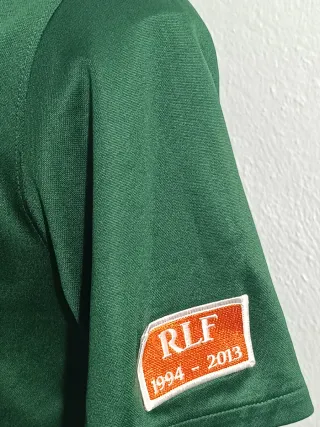 Camiseta Fútbol Nike Talla S Verde/Blanco