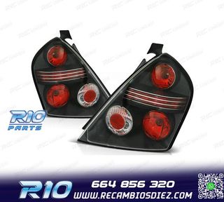 PILOTOS FIAT STILO 01-08 ROJO FONDO NEGRO