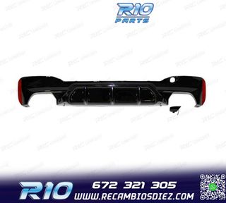 DIFUSOR BMW G30 G31 LOOK M5 NEGRO BRILLO