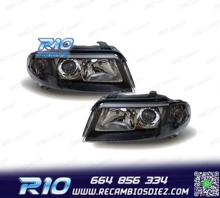 FAROS AUDI A4 B5 99-01 FONDO NEGRO