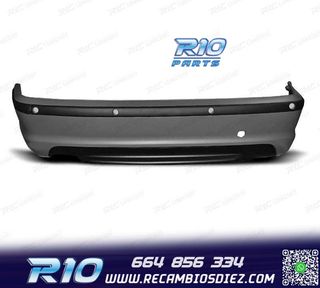 PARAGOLPES TRASERO BMW E46 BERLINA 98-05 LOOK M PDC