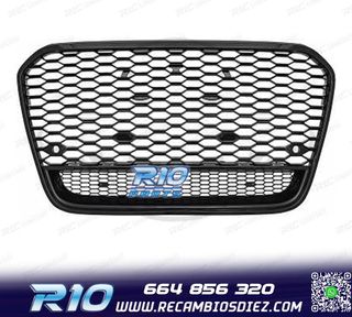 PARRILLA AUDI A6 4G 11-14 LOOK RS6 GLOSS BLACK