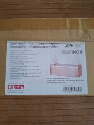 ✅️ Enfriador Mosto Cerveza 24 Placas Brouwland