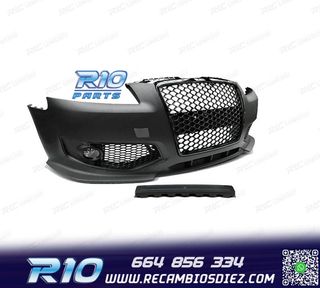 PARAGOLPES DELANTERO AUDI A3 8P 04-08 LOOK RS3 NEGRO