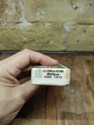 Scatola di gomme da cancellare Pelikan B80 anni '70