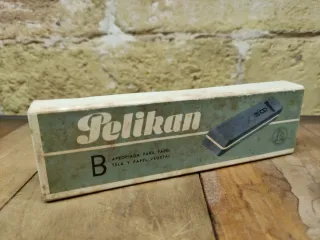 Scatola di gomme da cancellare Pelikan B80 anni '70