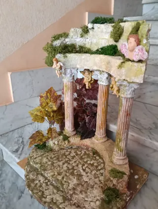 Scena Presepe Natalizio/Pasquale con Angeli